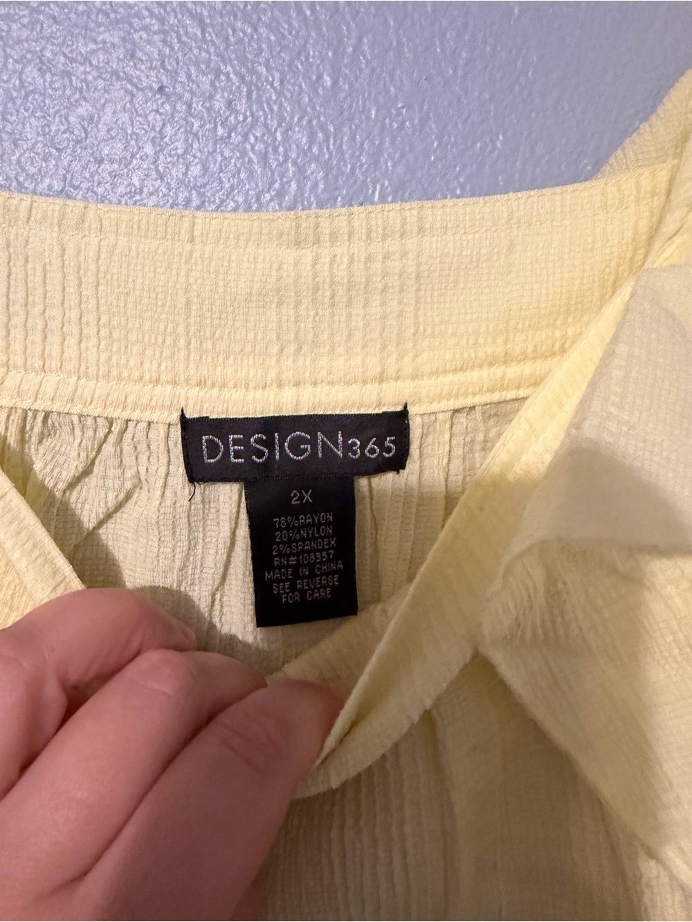 Bright Yellow Ruffle Square-Neck Blouse - Picture 4 of 5